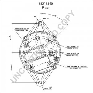 35213540 | PRESTOLITE LEECE NEVILLE | ALTERNATOR 35213540 